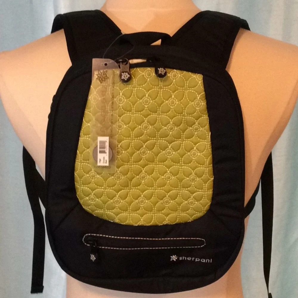 Sherpani Vega Citronella small backpack for tablet, Padded, NWT